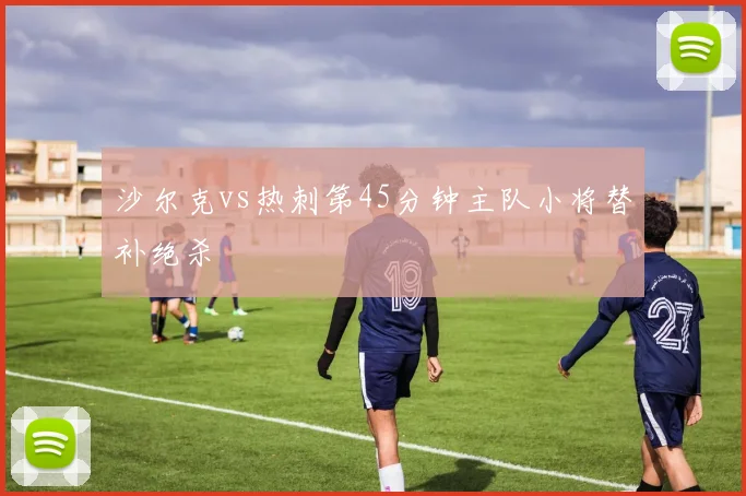 沙尔克vs热刺第45分钟主队小将替补绝杀
